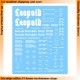 Dry Transfers for 1/35 German Leopold Railgun 