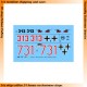 Dry Transfers for 1/35 Tiger Mix #3