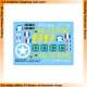 Dry Transfers for 1/35 Free French M4A2 "Valserine" 