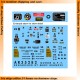 1/35 Humvee Instruments &Placards for Tamiya kit