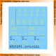 1/35 25pdr Box Stencils for Cartridges and Shell Boxes