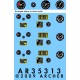 1/35 Kubelwagen, Schwimmwagen &Kettenkrad Instruments and Placards