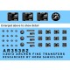 1/35 Dry Transfer - Jeep Instruments and Placards for Bronco kit