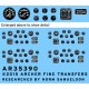 1/35 Dry Transfer - M19 Transporter Instruments & Placards for Merit International #63501