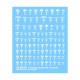1/35 Afrika Korps/Dak Palm Insignias (White, Nano Film Decals)