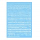 1/35 Generic Stencil Style Lettering (White, Nano Film Decals)