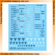 1/35 German Shipping Crate Stencils (Painted & Unpainted Shipping Boxes)