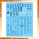 1/35 Panther & Tiger Tank Stencils