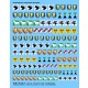 1/35 UK Independent Armoured Brigade Unit Signs 1943 - 1945 (Waterslide Decals)