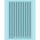 Resin on Clear Decal Film for Ho Scale Louvers (14 Inch)