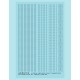 Resin on Clear Decal Film for Ho Scale 1.25 Inch Single-Row Rivets