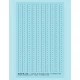 Resin on Clear Decal Film for O Scale Staggered Pattern Rivets