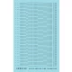 HO Hopper Car Rivet Set Sheet 1 (Resin on Clear Decal Film)