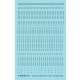 S Hopper Car Rivet Set Sheet 1 (Resin on Clear Decal Film)