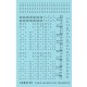 S Hopper Car Rivet Set Sheet 2 (Resin on Clear Decal Film)