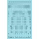 O Hopper Car Rivet Set Sheet 1 (Resin on Clear Decal Film)