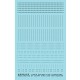 O Pullman Car Rivet Set Sheet 2 (Resin on Clear Decal Film)