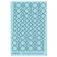 Various scales Arc Weld Beads .025 inch .64 mm wide (Resin on Clear Decal Film)
