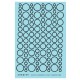 Various scales Arc Weld Beads .040 inch 1.02 mm wide (Resin on Clear Decal Film)