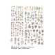 54mm - 170mm Traditional Old School Tattoos (Waterslide Decals)