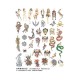 1/8 - 1/4 Traditional Old School Tattoos (Waterslide Decals)