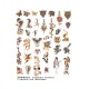 1/6 - 1/4 Traditional Old School Tattoos (Waterslide Decals)
