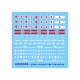 1/35 Assorted US Helmet Markings (Waterslide Decals)