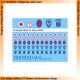 1/35 US 11th Airborne &10th,30th,31st &37th Infantry Divisions Uniform Patches
