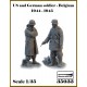 1/35 US & German Soldiers, Belgium 1944-1945 (2 figures)