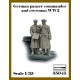 1/35 WWII German Panzer Commander & Crewman (2 figures)