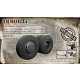 1/35 KrAZ-6444/250 Wheels Set ID-304 Under Load Highway Ver. for Takom/HobbyBoss kits