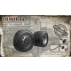 1/35 KAMAZ-43253 (biaxial) Wheel 310 (Euro), Highway Ver, Under Load