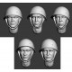1/35 WWII Soviet Heads In Helmets Vol.1
