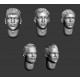 1/35 Hairy Heads Set Vol.9 (resin)