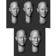 1/35 Bald Female Heads set Vol.3