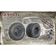 1/35 ZiL-130 Wheel set I-252B Under Load (6pcs & 1 spare)