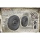 1/35 GAZ-69 Ya-248 Wheels (4pcs + Spare) Early Front Hubs version