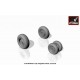 1/144 Mil Mi-8/17 Hip Wheels w/Weighted