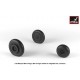 1/32 Mikoyan MiG-9 Fargo/MiG-15 Fagot (Early) Wheels w/Weighted Tyres
