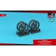 1/32 WWII Palmer Cord Aero Type 700x75mm Wheels (4pcs) for Light Airplanes