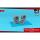 1/32 CH-34 Choctaw Army version Westland Wessex Wheels w/Weighted Tyres
