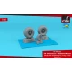 1/32 CH-34 Choctaw Army version Westland Wessex Wheels w/Weighted Tyres