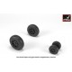 1/32 JAS-39 A/B/C "Gripen" Wheels w/Weighted Tyres (Early)