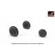 1/48 Mikoyan MiG-15bis Fagot (Late)/MiG-17 Fresco Wheels w/Weighted Tyres
