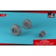 1/48 F-111 Aardvark Late Type Wheels w/Weighted Tyres for EF-111A, F-111E/F kits