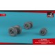 1/48 Bell Boeing OV-22 Osprey Wheels w/Weighted Tires Type "B"