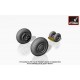 1/72 Sukhoj Su-27K/33 Wheels w/Weighted Tyres & Front Mudguard