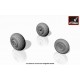 1/72 Antonov An-28 Cash Wheels w/Weighted Tyres