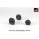 1/72 Mikoyan MiG-21F/F-13/U Fishbed Wheels w/Weighted Tyres (Early)