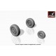 1/72 F-22 Raptor Weighted Wheels 